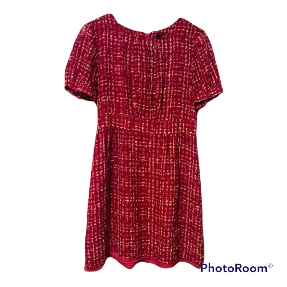 J Crew Multicolored Pink Dress Size 4